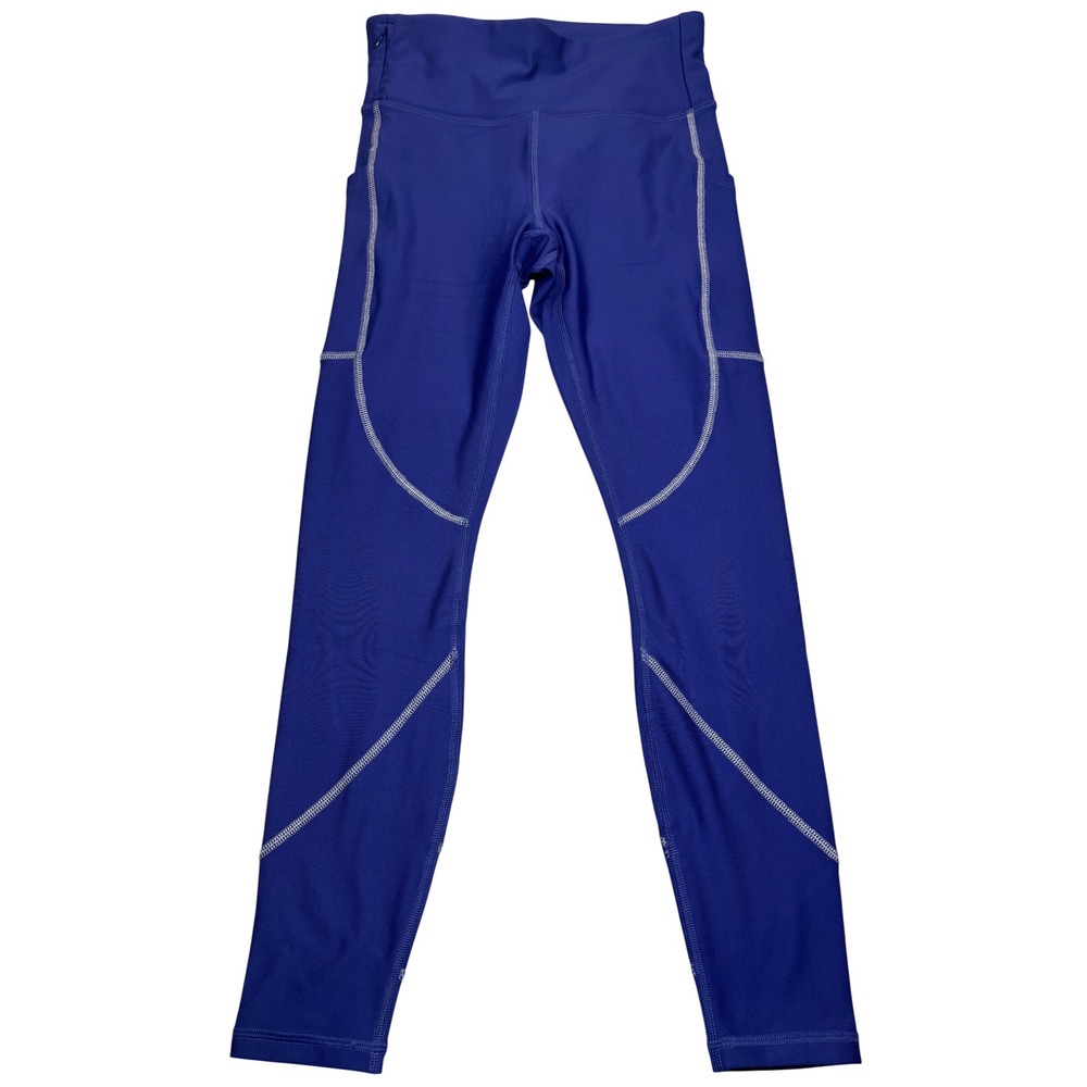 Fabletics Cold Weather Reflective Leggings Women's Blue/Purple New Size Small